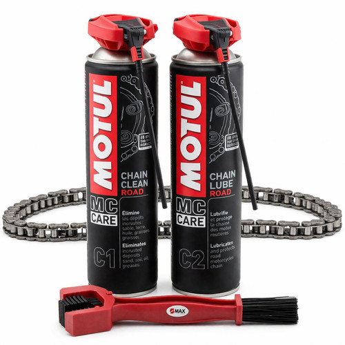Motul chain care cleaning - chain,