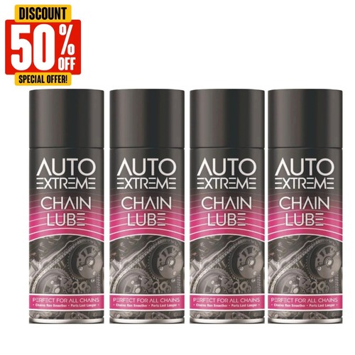 Chain lube spray oil 250ml - 4x,